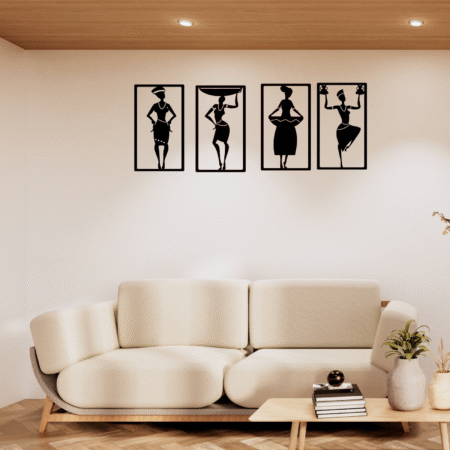 Designed with clean lines and premium MDF, it brings depth, character and a bold artistic look to any space.  Perfect for living rooms, bedrooms, studios, offices — and a classy gifting option. MDF WALL ART